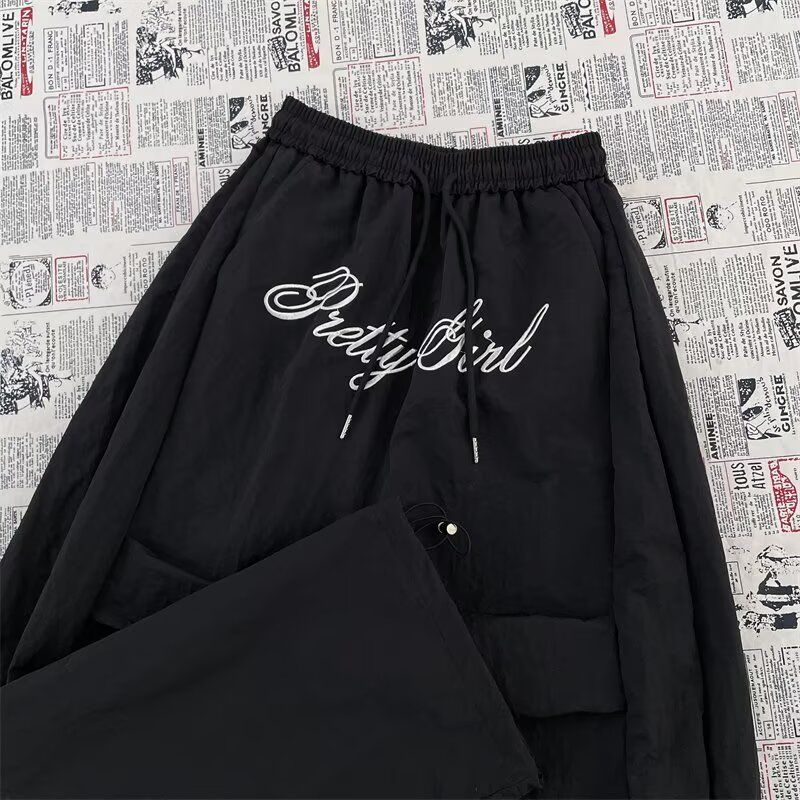 1506-1/KG1801/P44美式街头字母刺绣速干休闲短裤，男装牛仔裤，星座1506-1