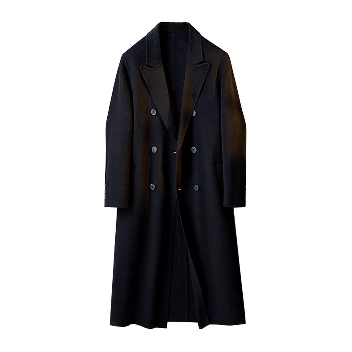 1506/FW131/P94秋冬韩版双排扣廓形西装大衣外套过膝风衣1,男装西服套装,星座1506-1