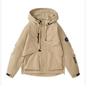 1506-1/JJD495961/P56连帽冲锋衣男士春秋新品防风外套男图片