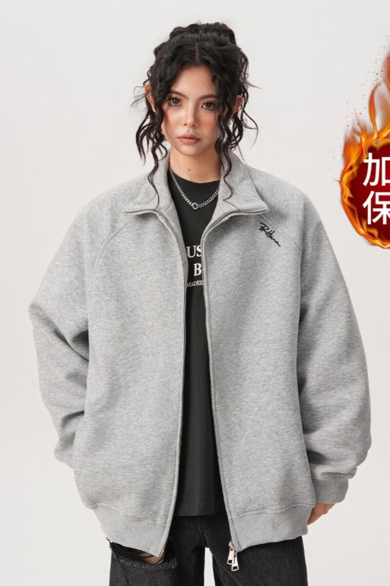 1506/WRW321/P54美式刺绣开衫卫衣男女秋冬宽松双拉链立领外套1,女装短外套,星座1506-1