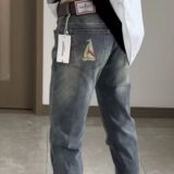 1506-1/K80421/P46高端新款后兜刺绣帆船直筒裤男，男装休闲裤，星座1506-1