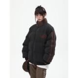 1506/MM511/P82冬季美式立领撞色棉服宽松短款帅气休闲外套1，男装棉衣，星座1506-1