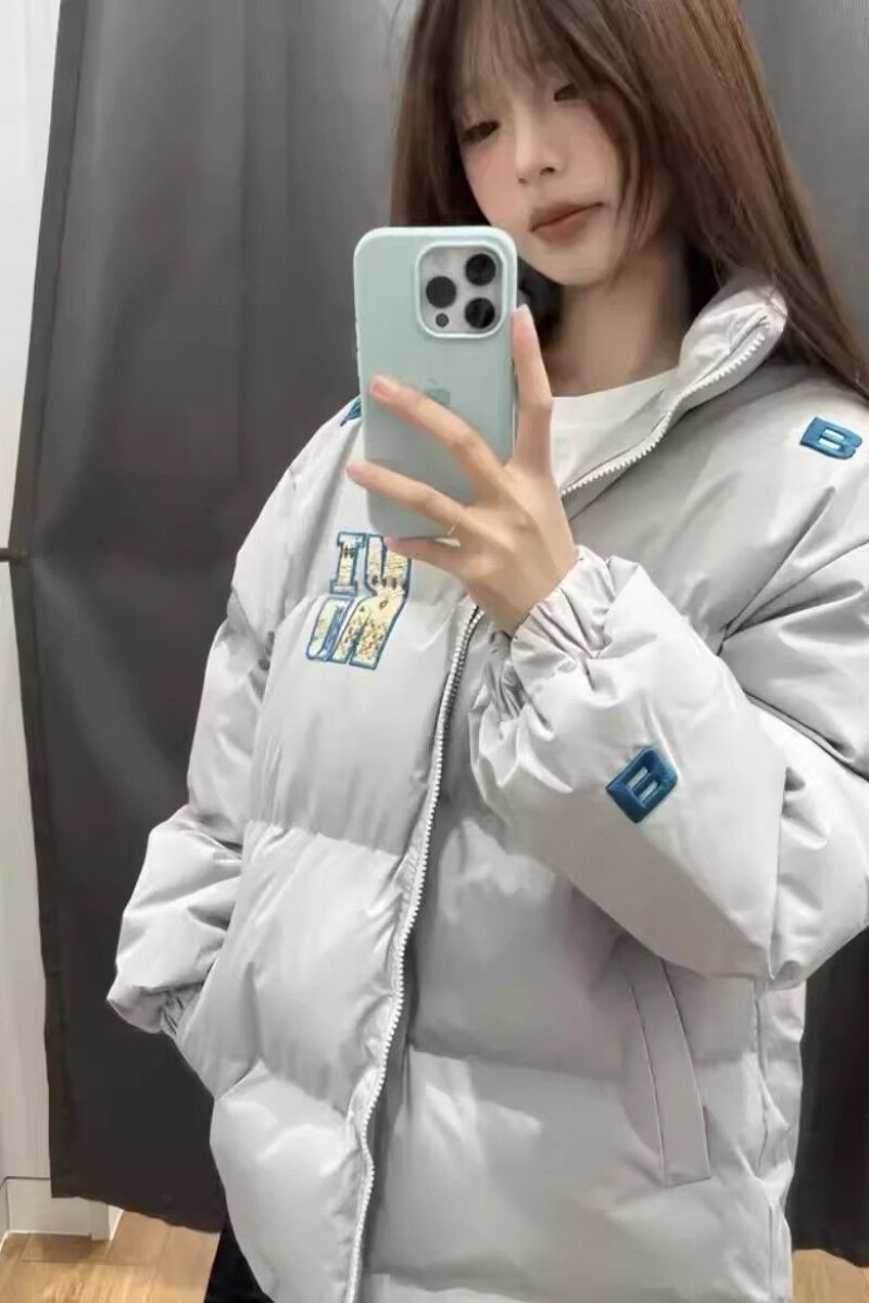 1506/MF9091/P98冬季美式复古刺绣字母棉服男女冬季棉袄1,男装棉衣,星座1506-1