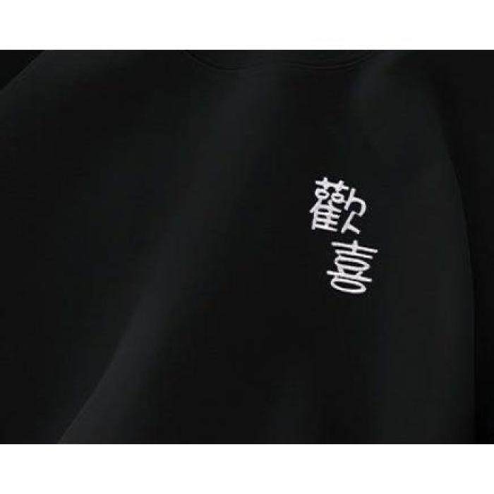 1506-1/TLT90191/P42春季美式复古运动纯色刺绣款长袖,男装卫衣,星座1506-1