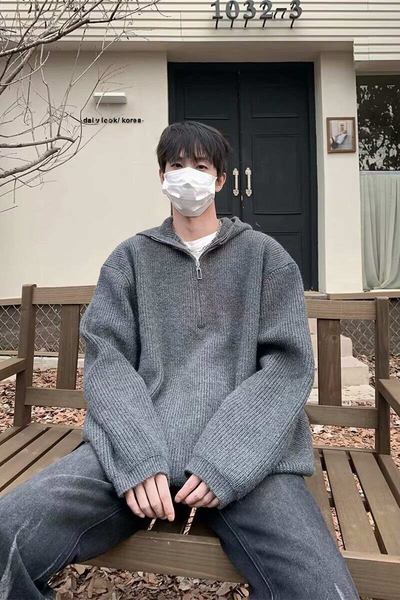 1506/M31151/P55秋冬新款开衫毛衣复古休闲慵懒风V领针织衫1,男装针织衫/毛衣,星座1506-1
