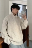 1506/MLD921/P52秋冬新款开衫毛衣美式复古休闲V领针织衫男2，男装针织衫/毛衣，星座1506-1