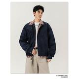 1506-1/J68151/P65韩版潮流男女拼接假两件翻领夹克，男装夹克，星座1506-1