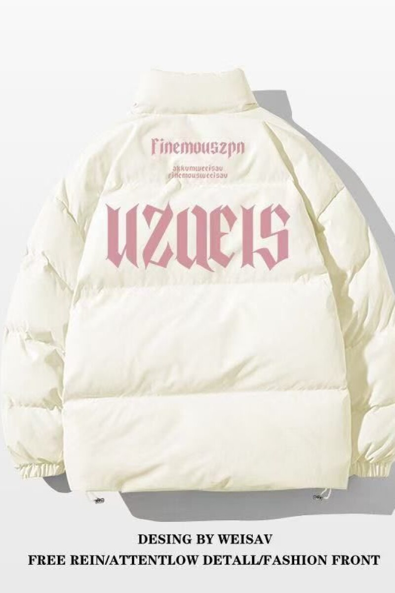 1506/M1861/P62新款冬季棉服宽松棉袄字母印花保暖加厚面包服1,男装棉衣,星座1506-1