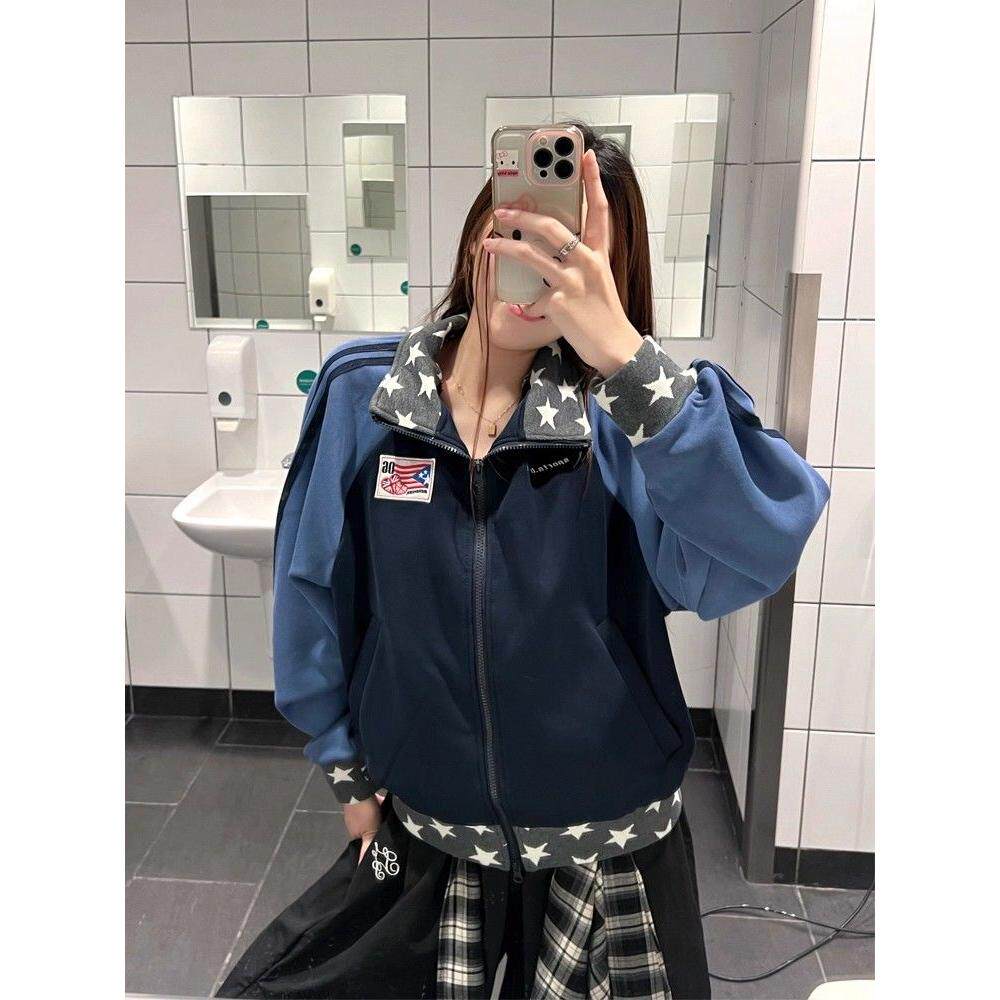 1506-1/WY70691/P54美式高街开衫长袖卫衣男女春秋