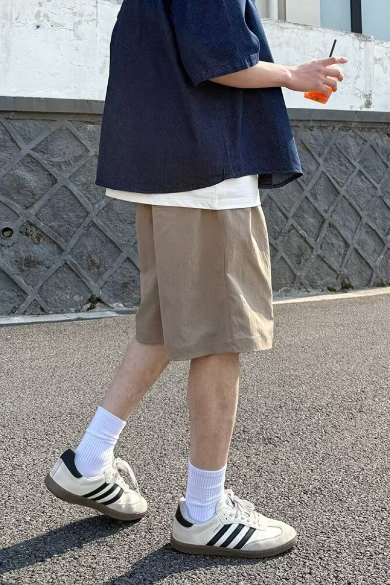 1506-1/DDK051/P40卡其色休闲短裤男女夏季,男装牛仔裤,星座1506-1