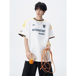 1506-1/TT841/P39联名夏季重磅三条杠短袖T恤男图片