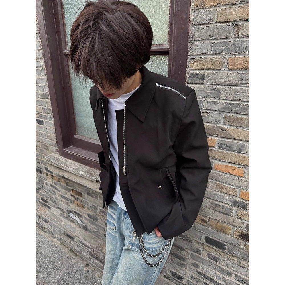 1506-1/JJ4221/P62美式短款cleanfit垫肩外套男款,女装短外套,星座1506-1