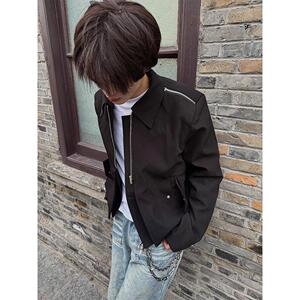 1506-1/JJ4221/P62美式短款cleanfit垫肩外套男款图片