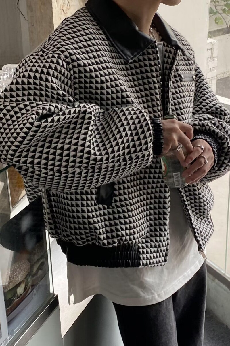 1506-1/JA1001/P72潮流宽松冬季痞帅男生外套棉衣棉服图片