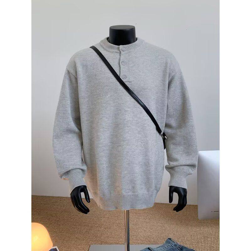 1506/MM071/P49秋冬新款开衫毛衣美式复古休闲V领针织衫2，男装针织衫/毛衣，星座1506-1