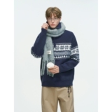 1506/MLR3071/P59秋冬新品男士加绒保暖半高领针织衫毛衣潮2，男装针织衫/毛衣，星座1506-1