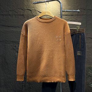 1506/M34741/P60男装秋衣圆领打底衫保暖宽松毛衣2图片