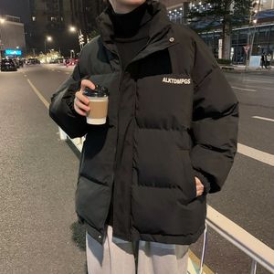 1506-1/MY2391/P60新款潮流学生宽松大码加厚棉面包服外套图片