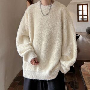 1506/MY0171/P53毛衣男士秋冬季新款日系复古高级感针织衫1图片