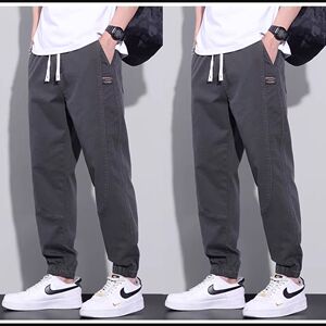 1506-1/KKY101/P32夏季新款潮流宽松薄款休闲哈伦运动耐磨束脚裤图片