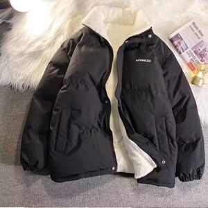 1506/Mms7771/P59冬季羊羔绒立领加绒加厚面包服棉衣男女1图片