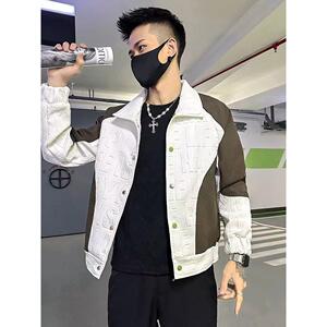 1506-1/JW10111/P59春秋季短款夹克男潮牌痞帅衣服男装图片