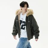 1506/QZSD030/P134冬季新款棉袄美式宽松棉上衣男夹棉外套1，女装短外套，星座1506-1
