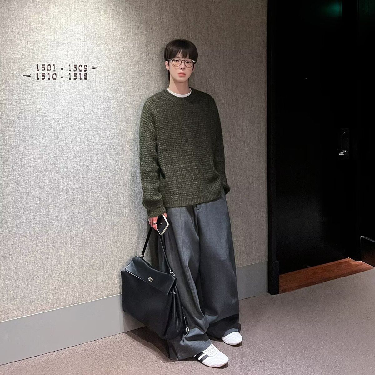 1506/MM51581/P56圆领毛衣针织衫男潮牌帅气秋冬季打底衫2，男装T恤，星座1506-1