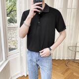 1506-1/TP041/P39夏季修身时尚潮流翻领半袖T恤休闲透气，男装Polo衫，星座1506-1