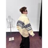 1506/MY8631/P62秋冬新款开衫毛衣美式复古休闲V领针织衫男1，男装针织衫/毛衣，星座1506-1