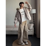 1506/M3671/P86大毛领连帽棉服男女冬季美式复古毛呢保暖外套1，男装棉衣，星座1506-1