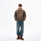 1506/JM921/P87潮流学院风叠穿宽松设计感格子翻领夹克外套1，男装夹克，星座1506-1