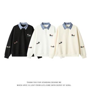 1506-1/CX901/P40男潮牌bf慵懒风情侣五分袖T恤图片