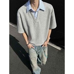 1506-1/TW1181/P52短袖衬衫小码男装休闲半袖衬衣图片