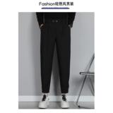 1506-1/KVS0361/P43九分小西裤男士修身垂感西装裤休闲长裤，男装休闲裤，星座1506-1