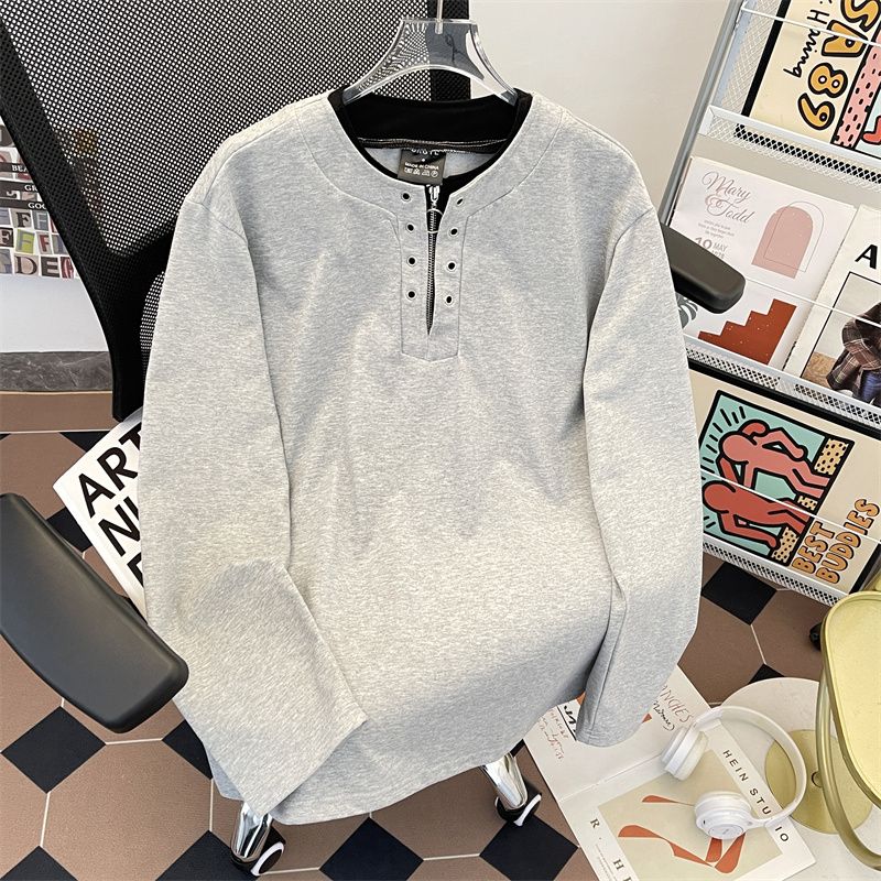 1506-1/WW941/P49男女秋冬潮牌圆领打底衫内搭图片