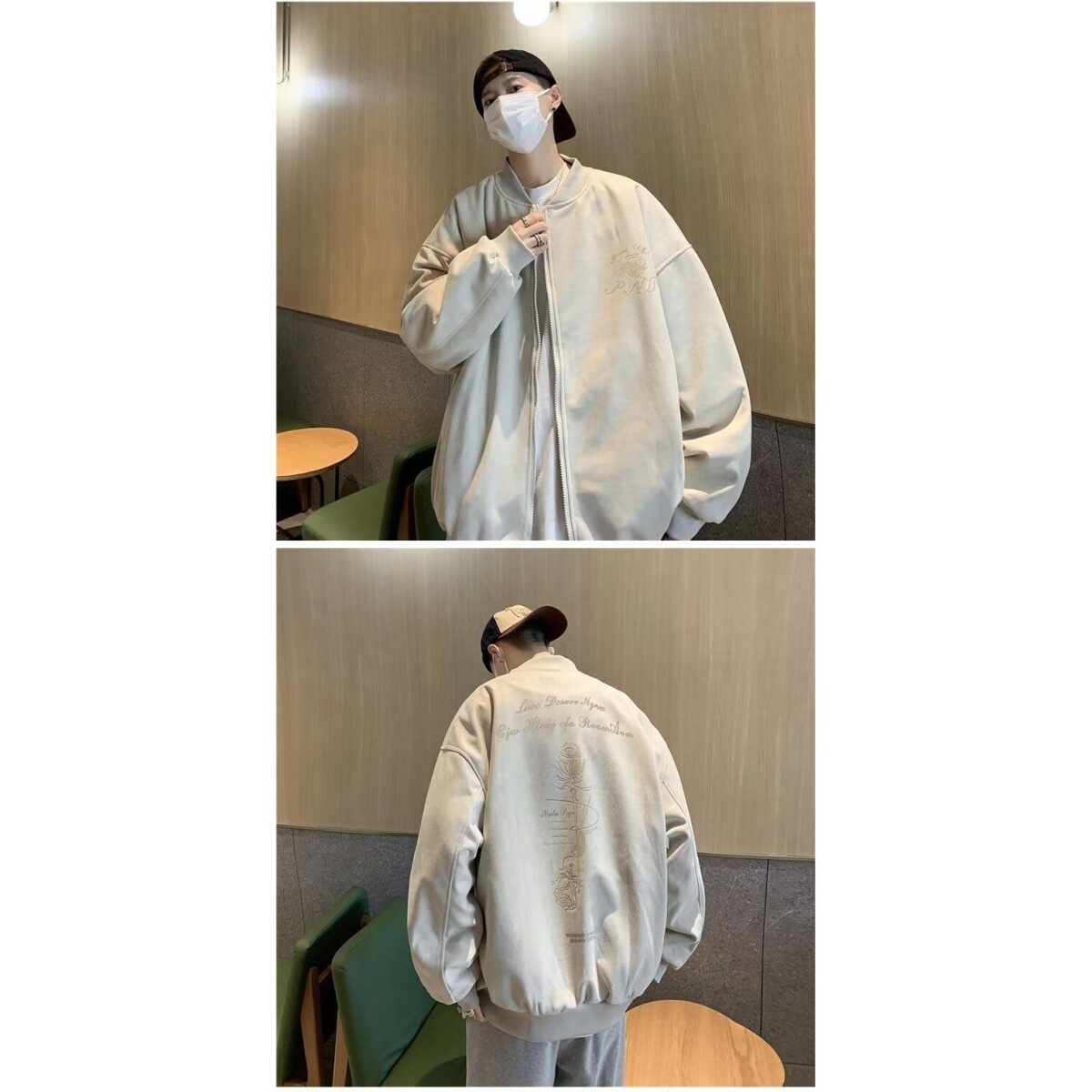 1506/MY66111/P74美式高街麂皮绒秋冬季新款棉服上衣外套男2,男装棉衣,星座1506-1