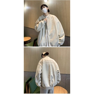 1506/MY66111/P74美式高街麂皮绒秋冬季新款棉服上衣外套男2图片