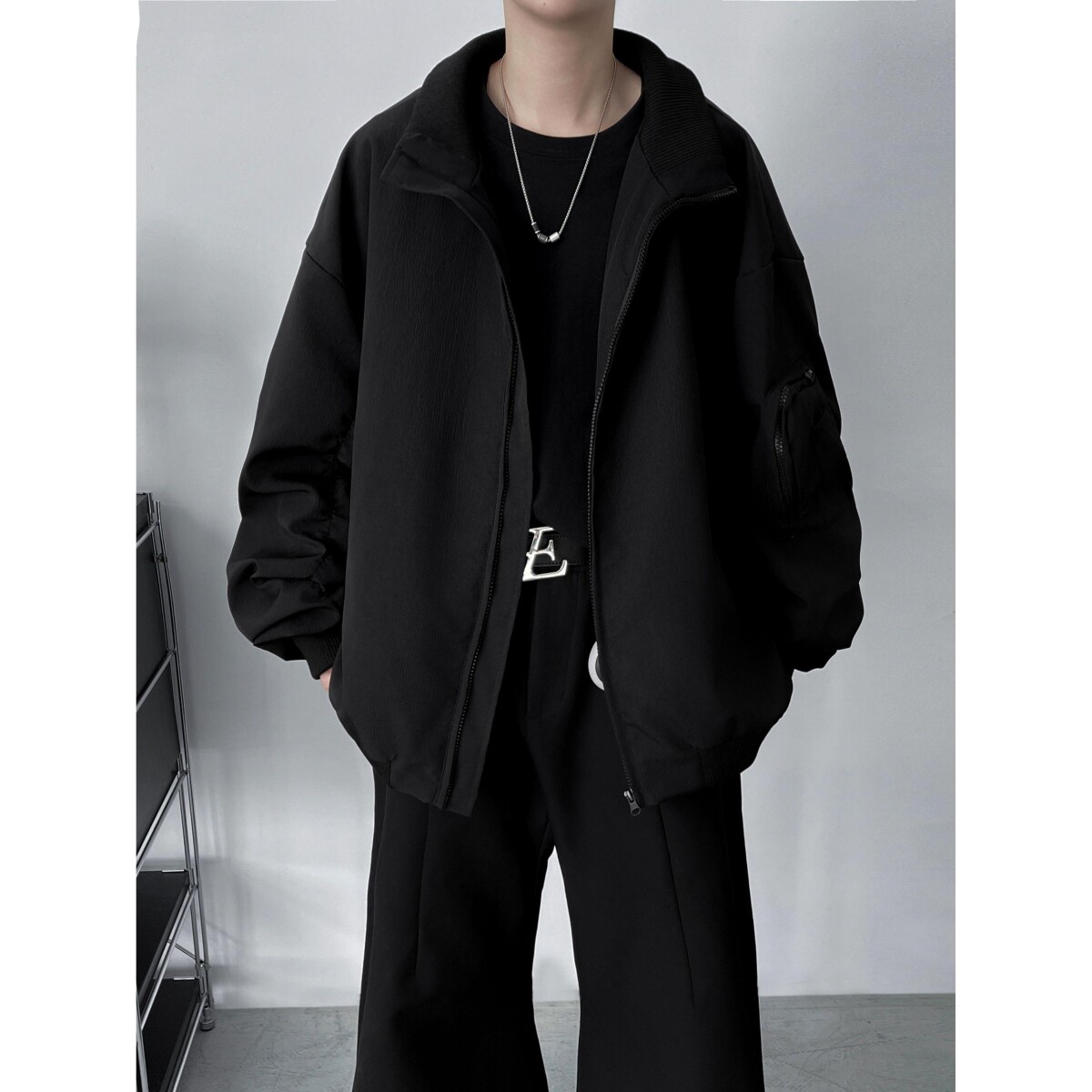 1506-1/JK1091/P65日系飞行服韩版潮流宽松夹克,男装夹克,星座1506-1