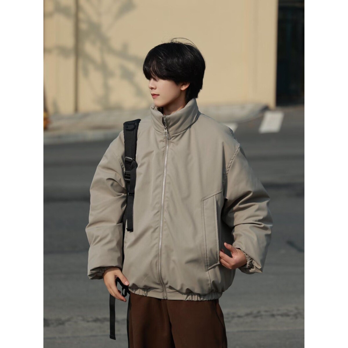 1506/MMY121/P74新款冬季棉服棉衣男生加厚保暖面包服帅气外套1图片