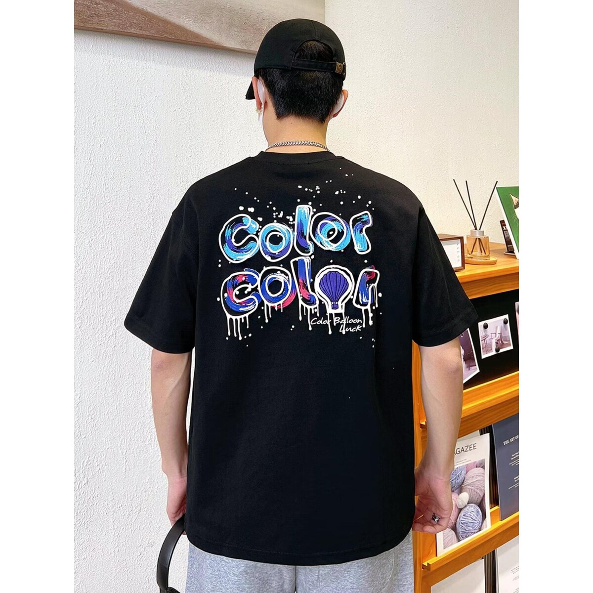 1506-1/TB501/P32新款短袖t恤男ins潮牌欧美,男装T恤,星座1506-1