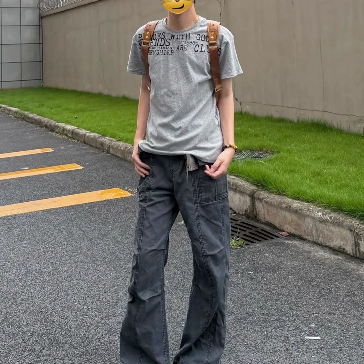 1506-1/KCLA82031/P65薄款cleanfit弯刀裤子情侣直筒休闲裤，男装休闲裤，星座1506-1