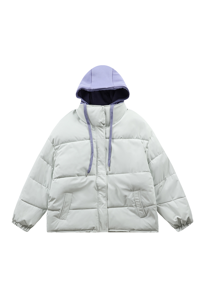 1506-1/M325/P88白底冬天加厚青少年棉服宽松假两件棉袄男女棉衣，男装棉衣，星座1506-1