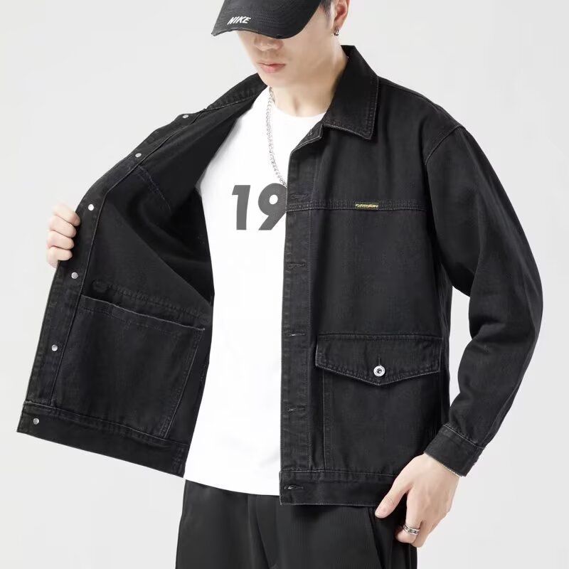 1506-1/JG211/P48春秋日系潮牌高档多口袋工装宽松大码男装夹克,男装夹克,星座1506-1