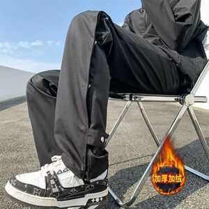 1506/KRK481/P43美式防水冲锋裤男新款高级感痞帅拉链登山裤1图片