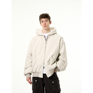 1506/MS60281/P102冬季加绒加厚外套男工装水洗棉服夹克潮1图片