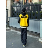 1506-1/JW8501/P45潮牌拼接印花棒球服夹克男，男装夹克，星座1506-1