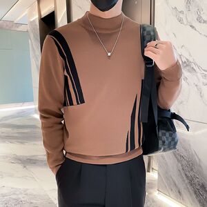 1506/MX60051/P54秋冬半高领打底衫修身显瘦内搭韩版百搭上衣2图片