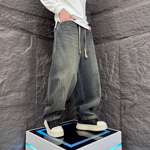 1506-1/KFT12311/P52日系复古痞帅宽松时尚潮流裤子,男装牛仔裤,星座1506-1