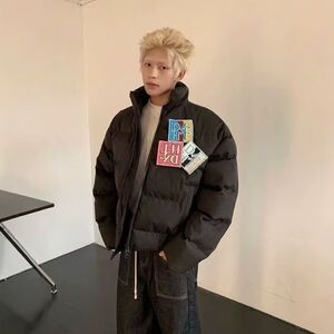 1506/MW8001/P89冬季保暖美式复术贴刺绣男女潮牌棉袄外套1图片